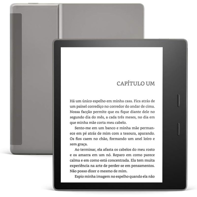 Kindle Oasis 8GB Com tela de 7" e botões para troca de páginas - Amazon